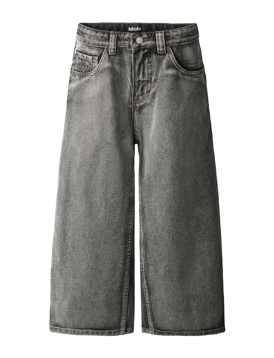 Molo - Askio - brede jeans - vintage black denim - 1