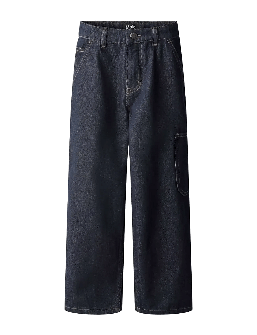 Molo - Archer - loose jeans - raw denim blue - 1