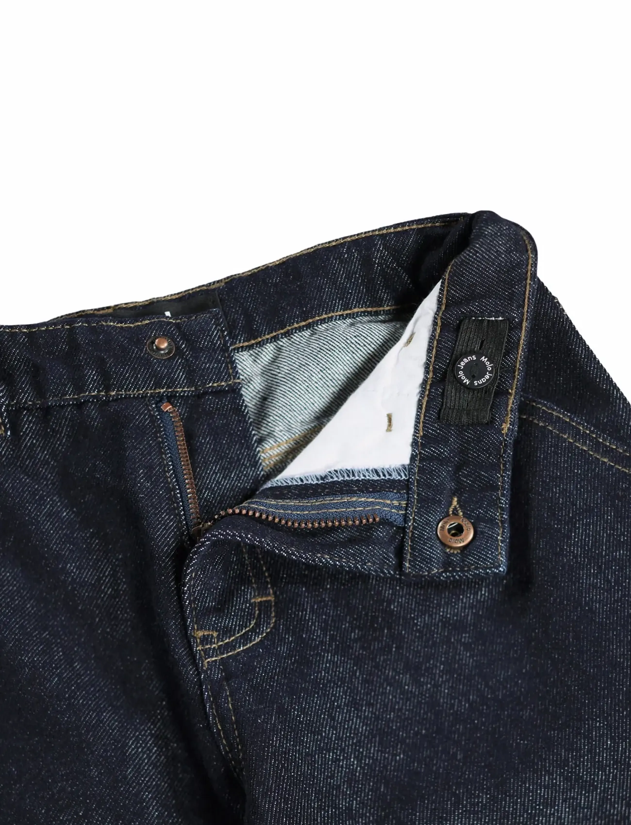 Molo - Archer - loose jeans - raw denim blue - 5