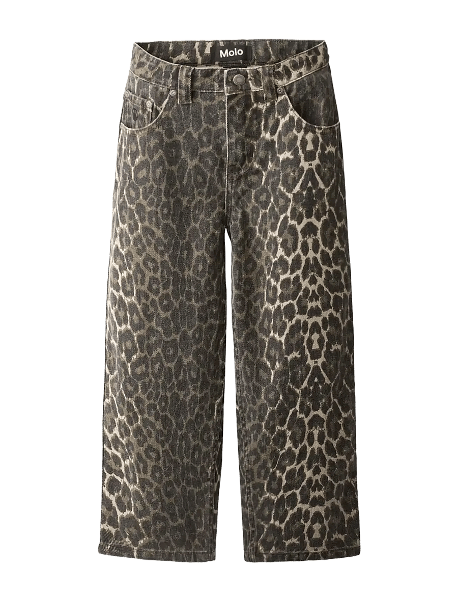 Molo - Aska - brede jeans - brushed leo - 1