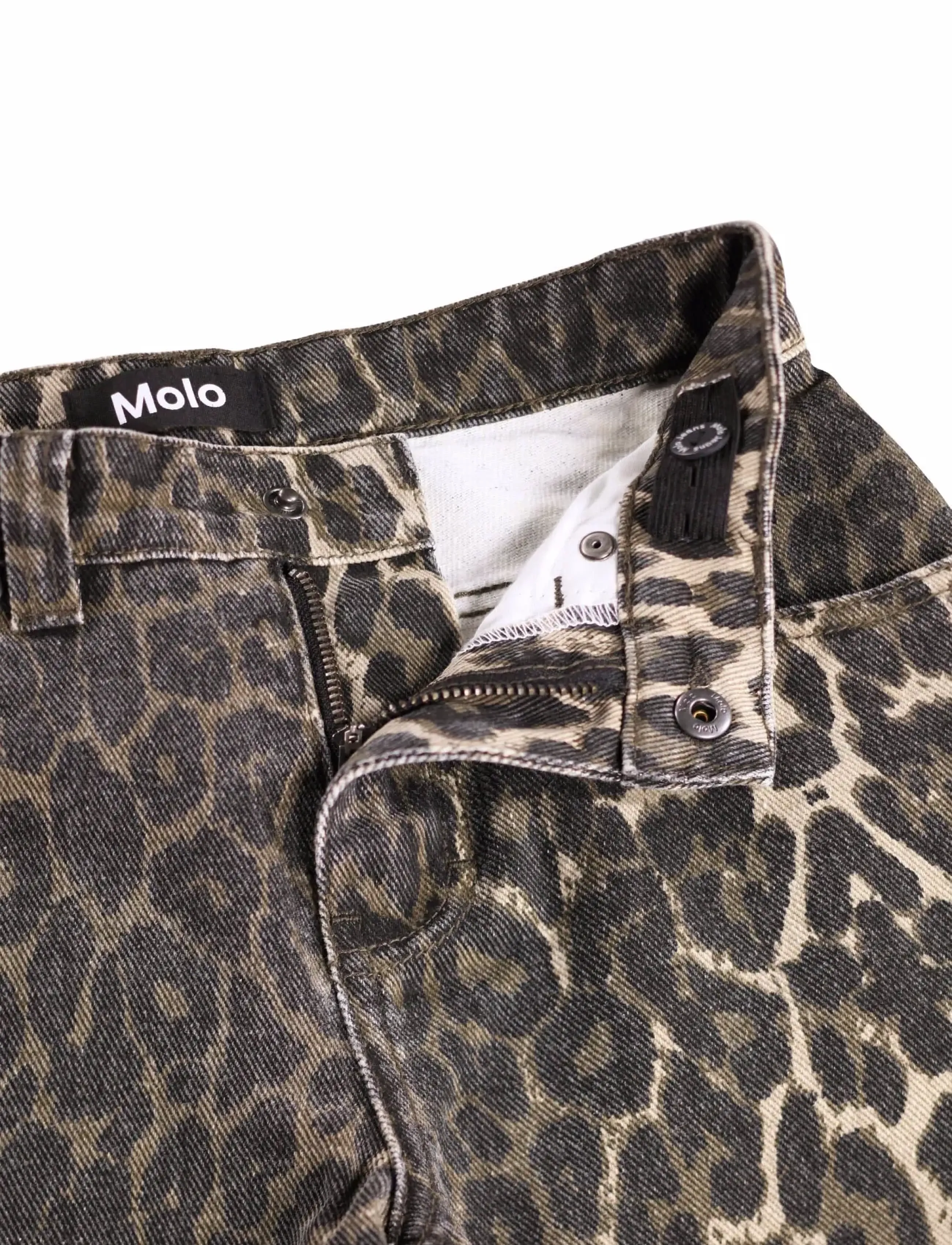 Molo - Aska - brede jeans - brushed leo - 4