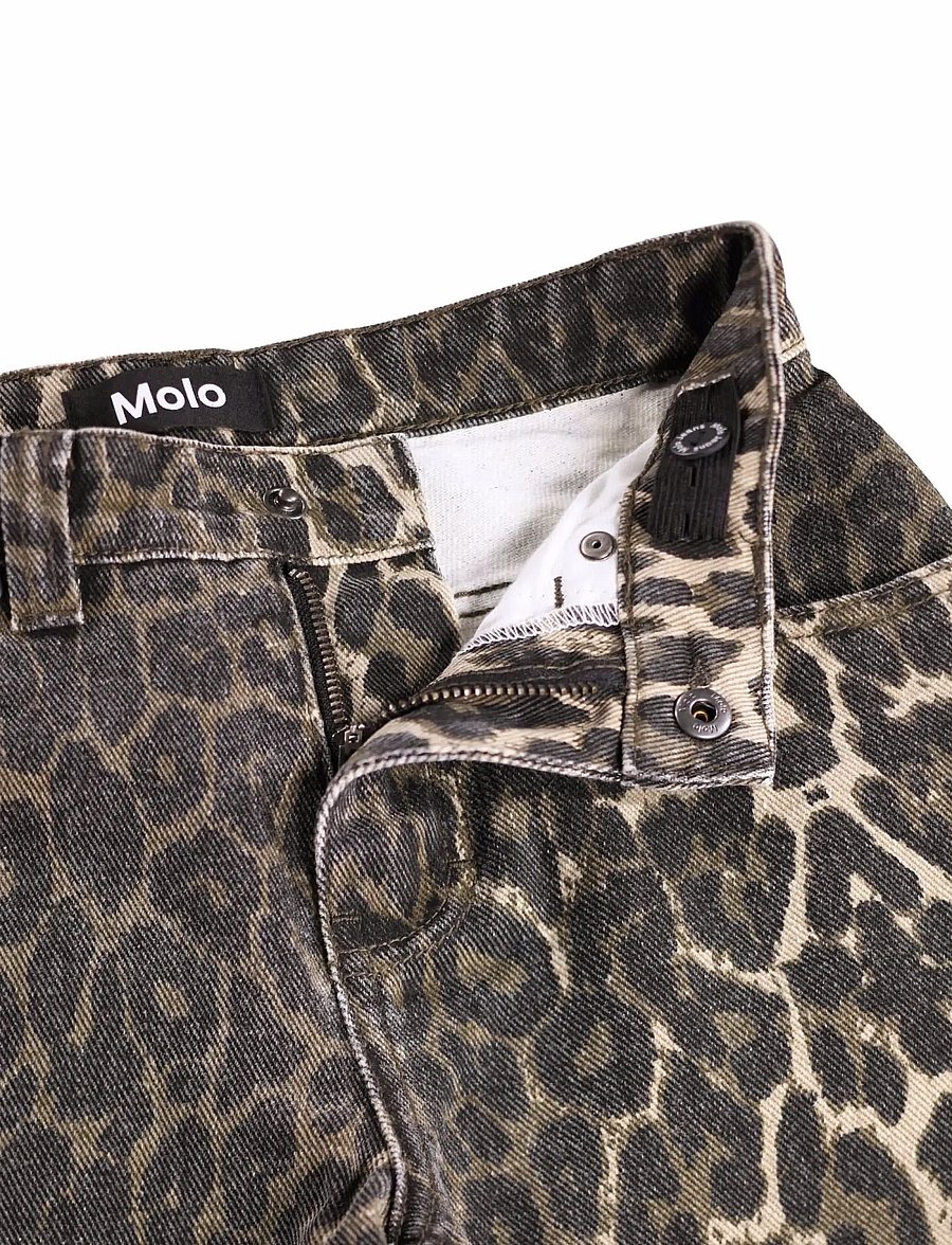 Molo - Aska - brede jeans - brushed leo - 4