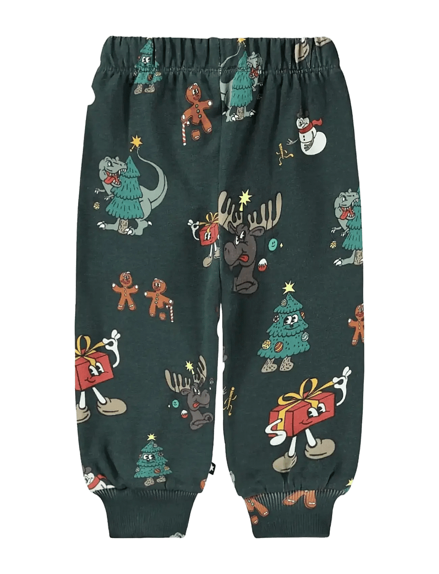Molo - Simeon - mjukisbyxor - cartoony xmas - 1