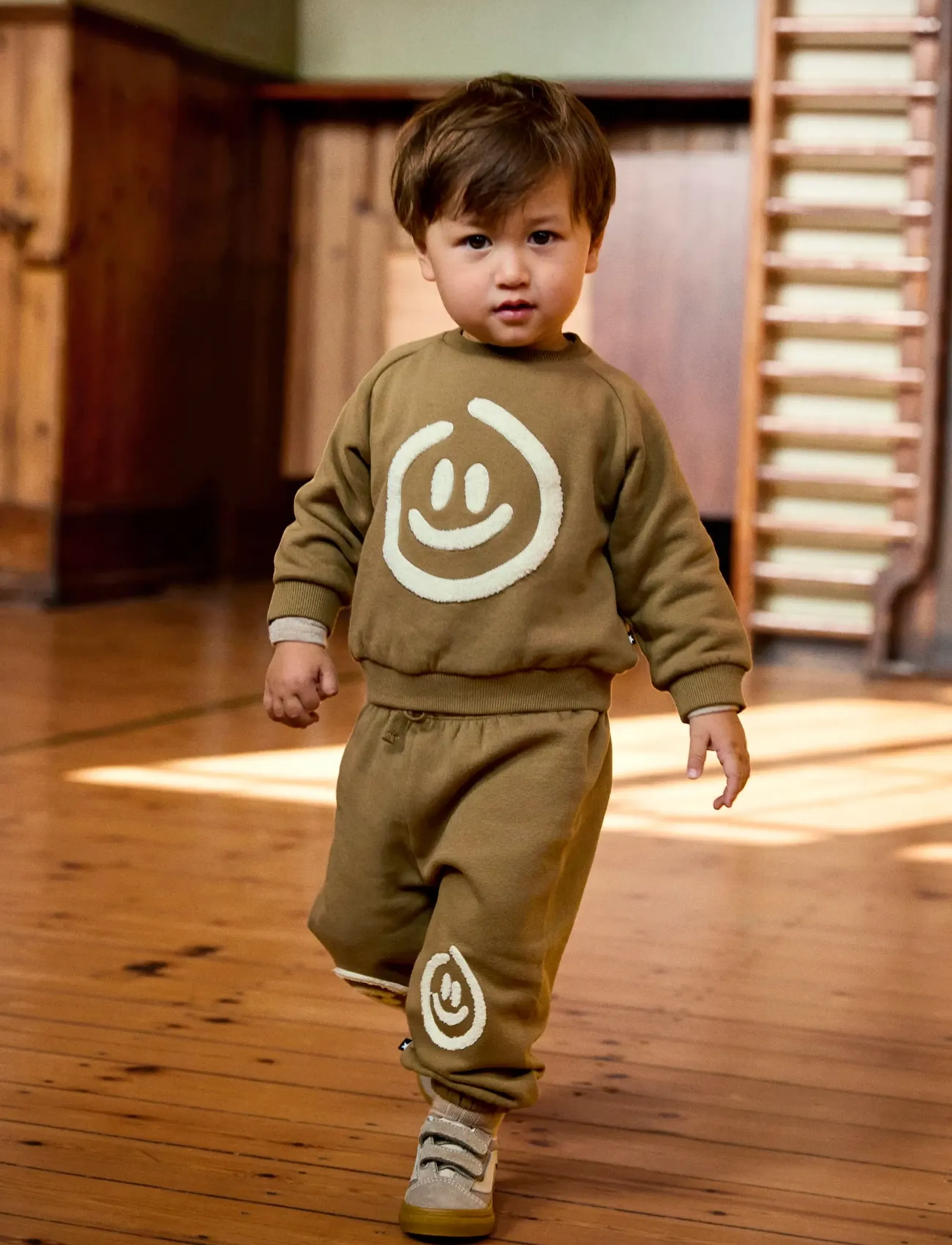 Molo Disc, 98, Beige, Sweatshirts & Hættetrøjer > Sweatshirts, Børn