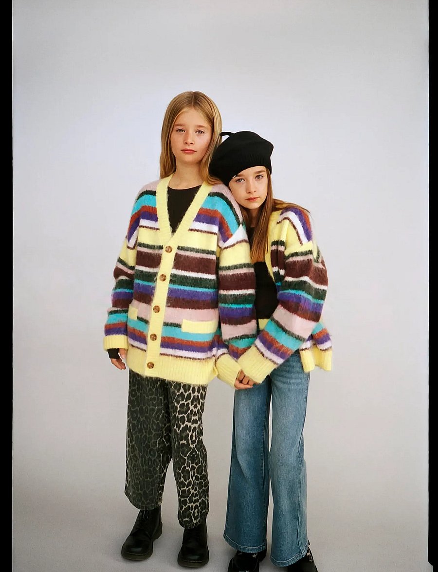 Molo - Brutus - cardigans - gemstone stripe - 5
