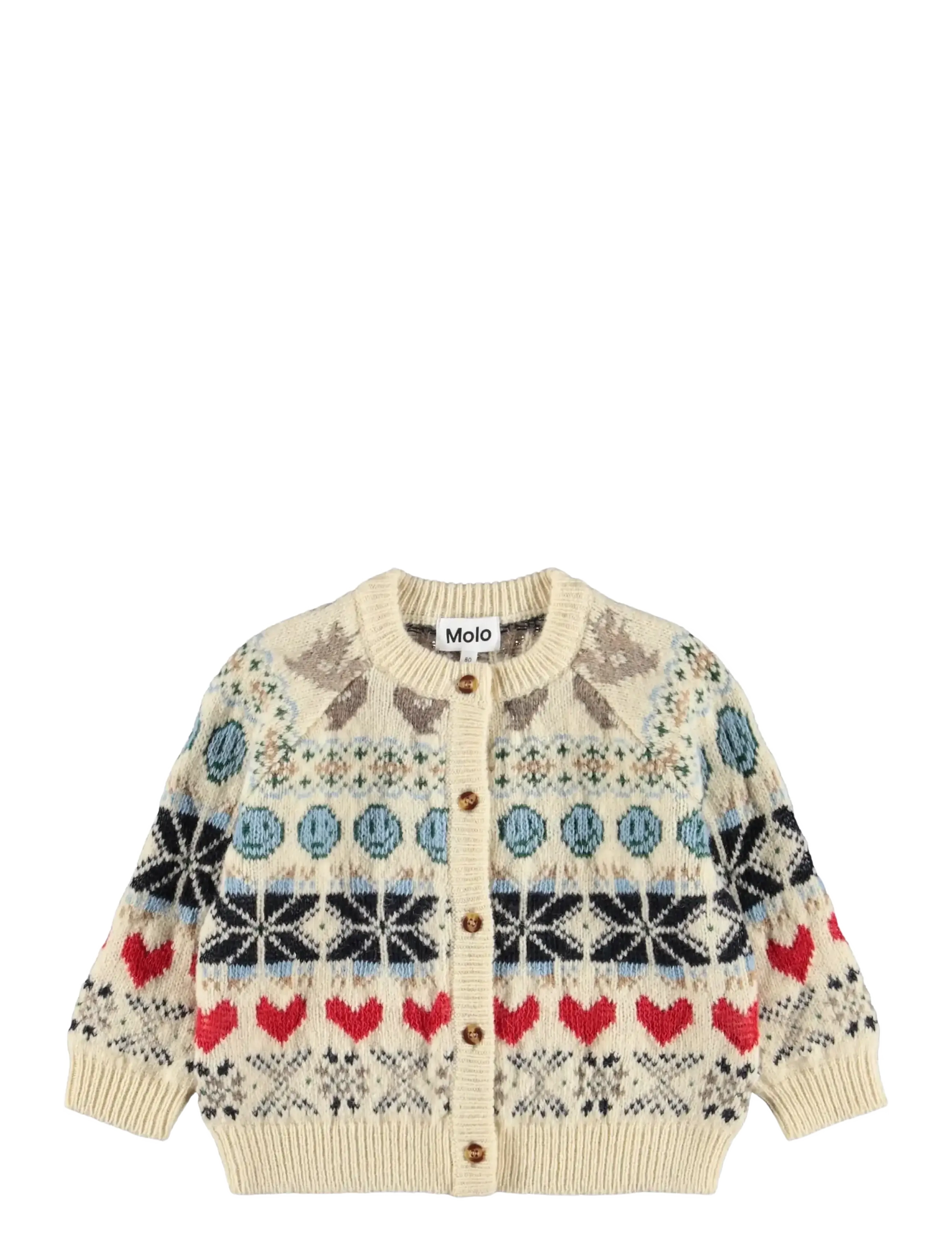 Molo Bobi - Vinterkollektion - POLAR KNIT / cream