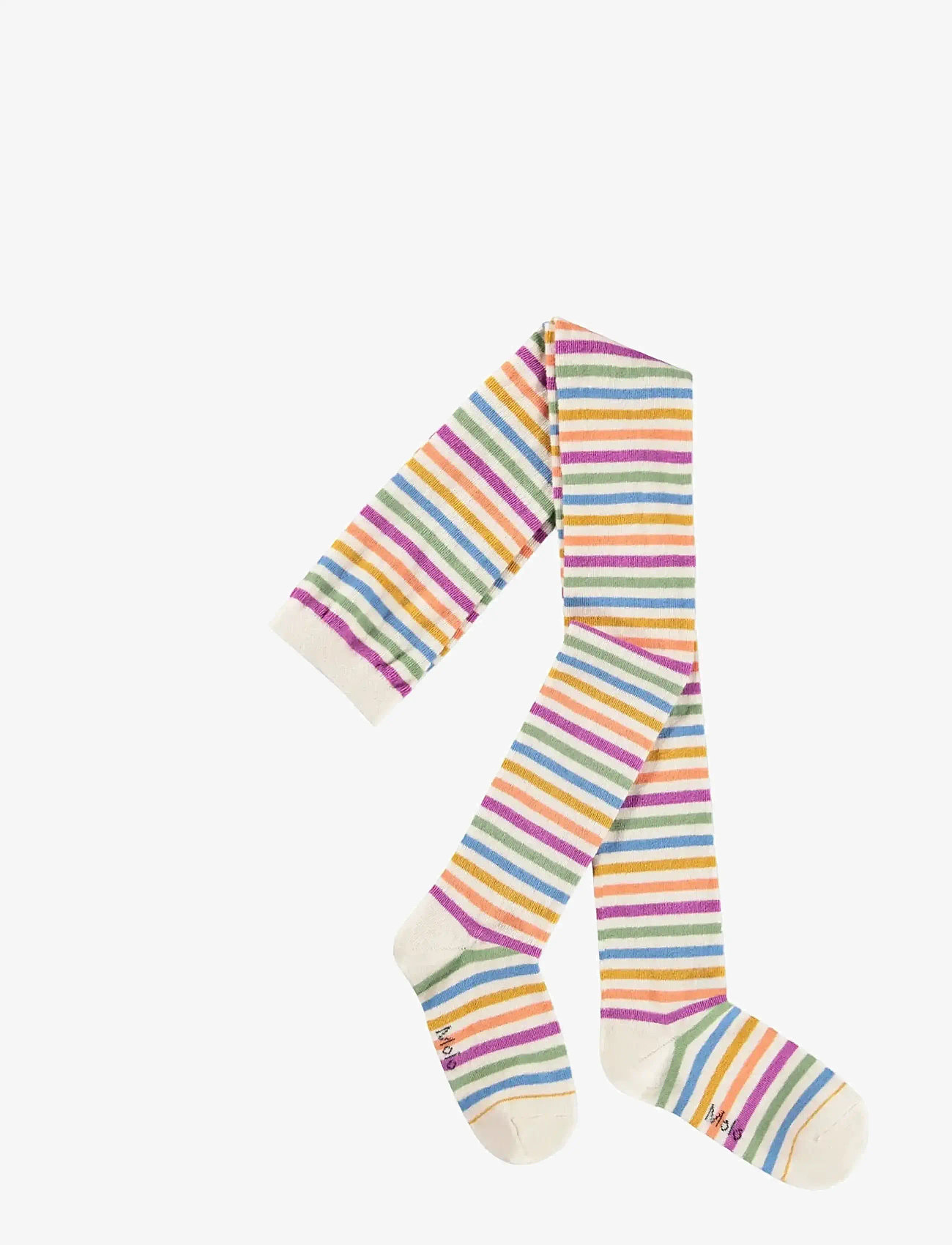 Molo - Stripy Tights - strumpfhosen - mini rainbow - 0