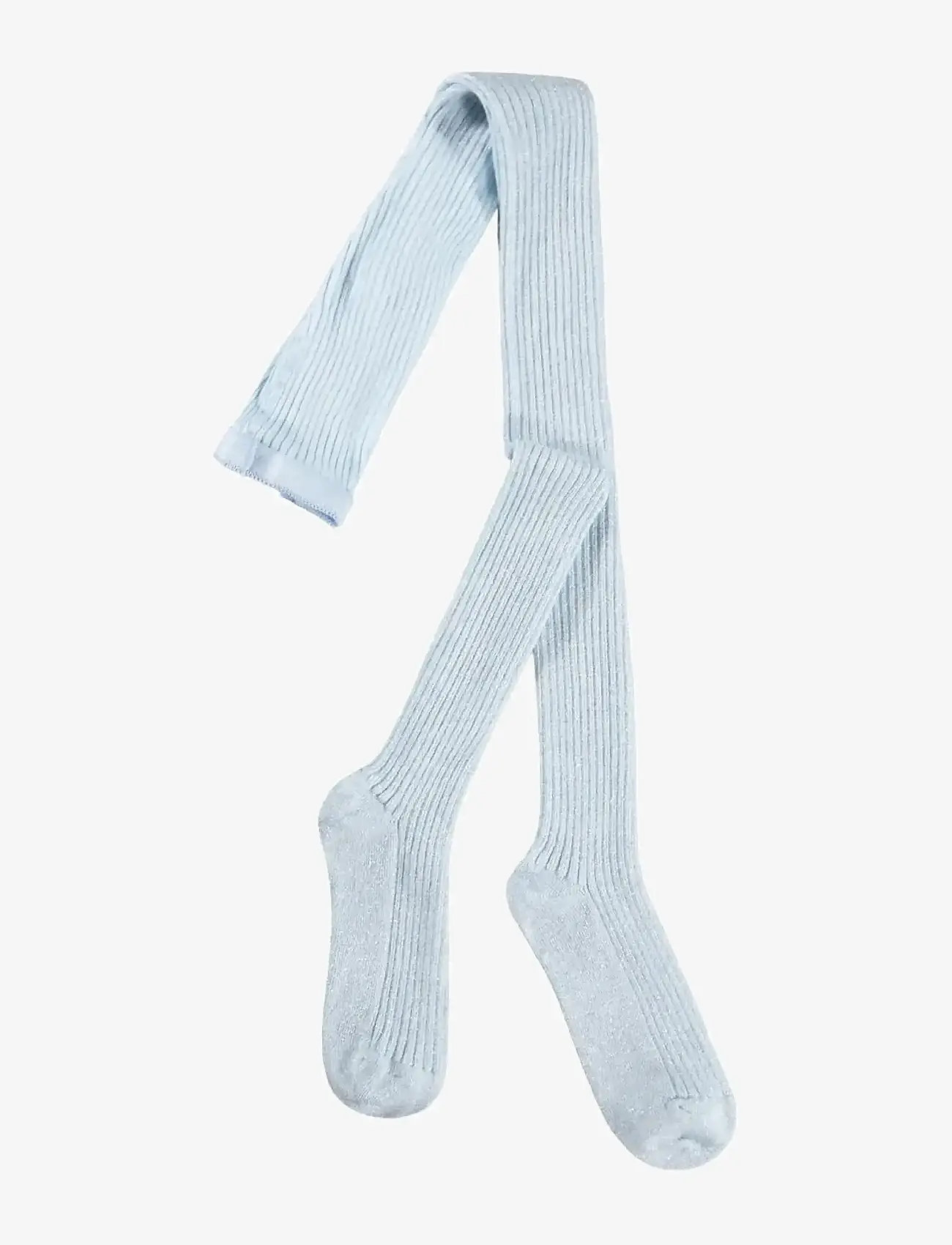Molo - Glitter rib Tights - strømpebukser - morning sky - 0