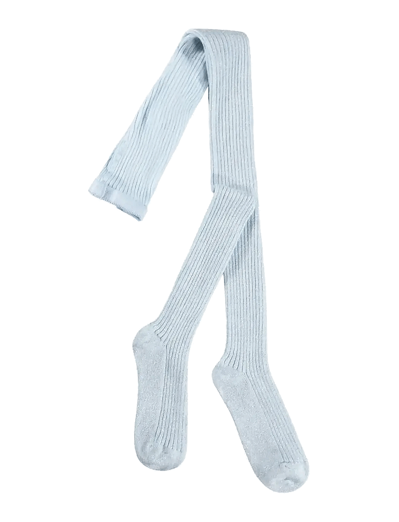 Molo - Glitter rib Tights - strømpebukser - morning sky - 0