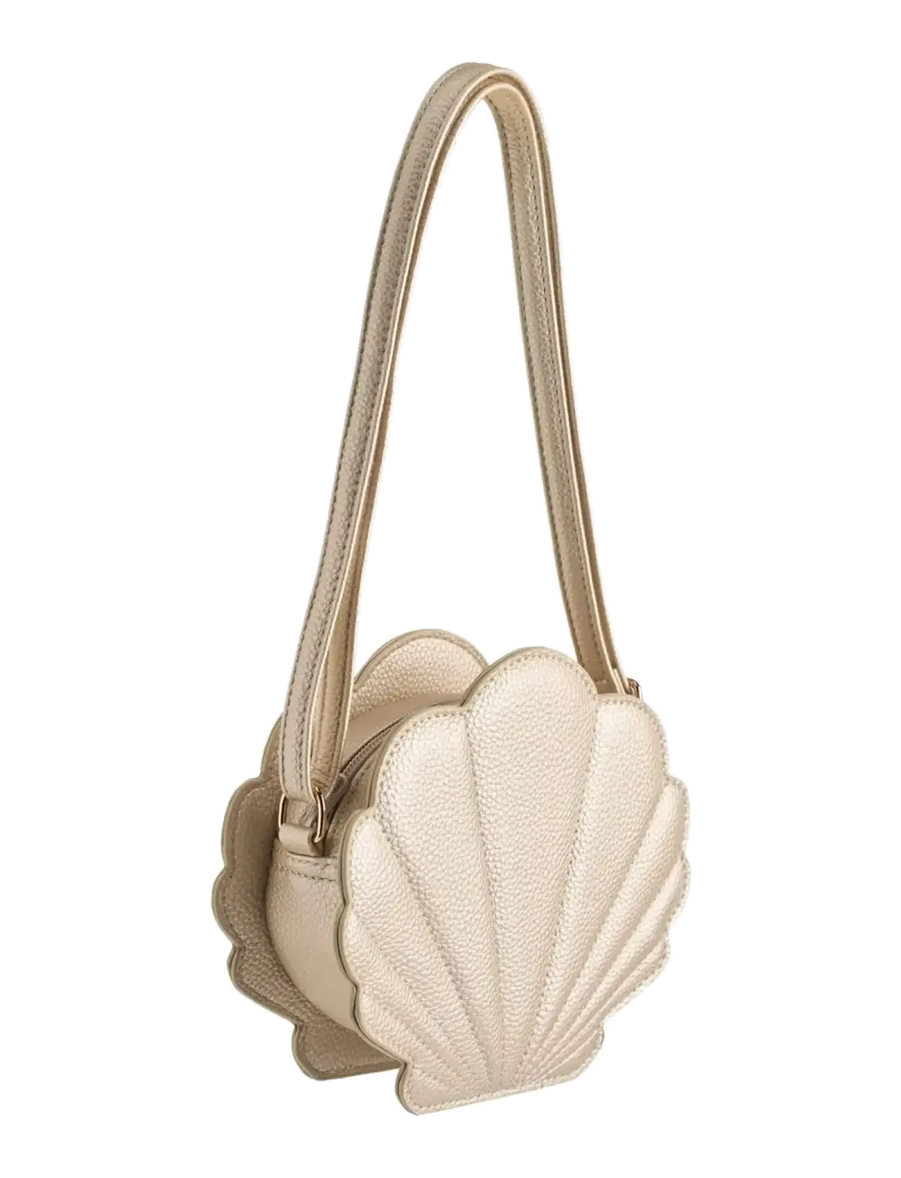 Molo Seashell Bag - Väskor - WARM PEARL / gold