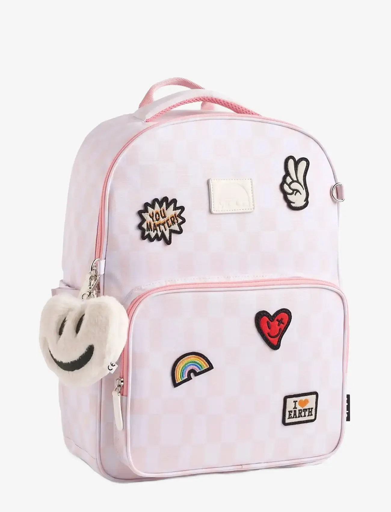 Molo - Backpack Mates - rygsække - pink check - 0