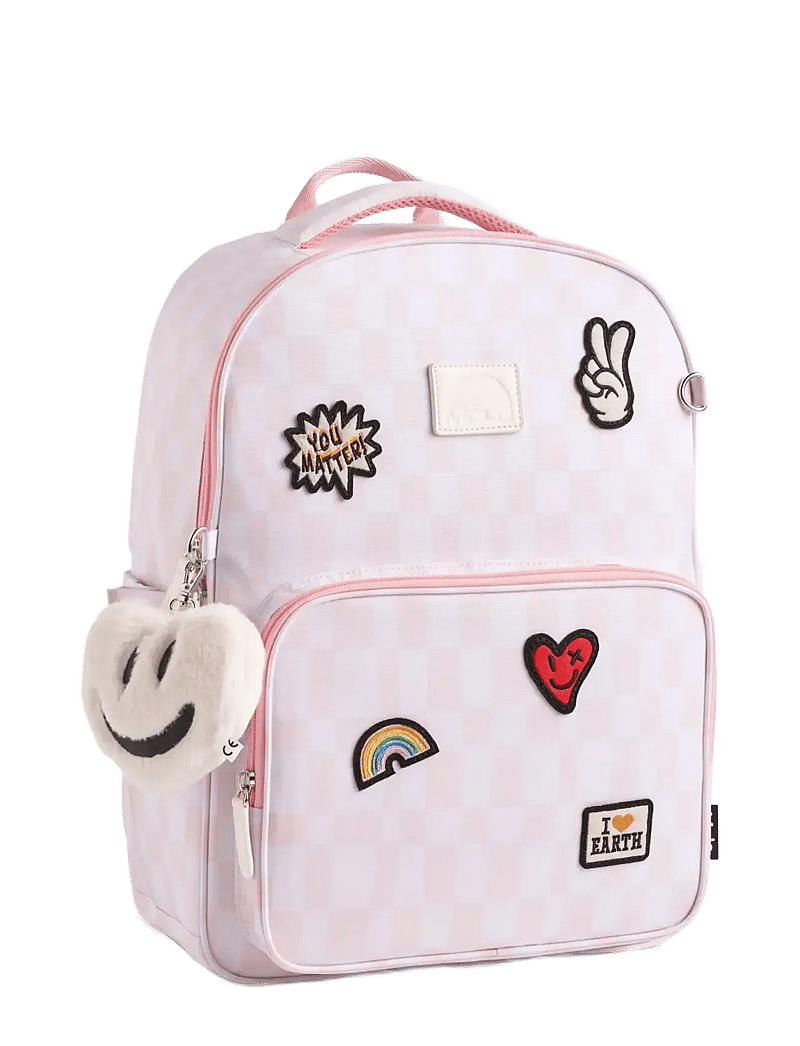 Molo - Backpack Mates - rygsække - pink check - 0