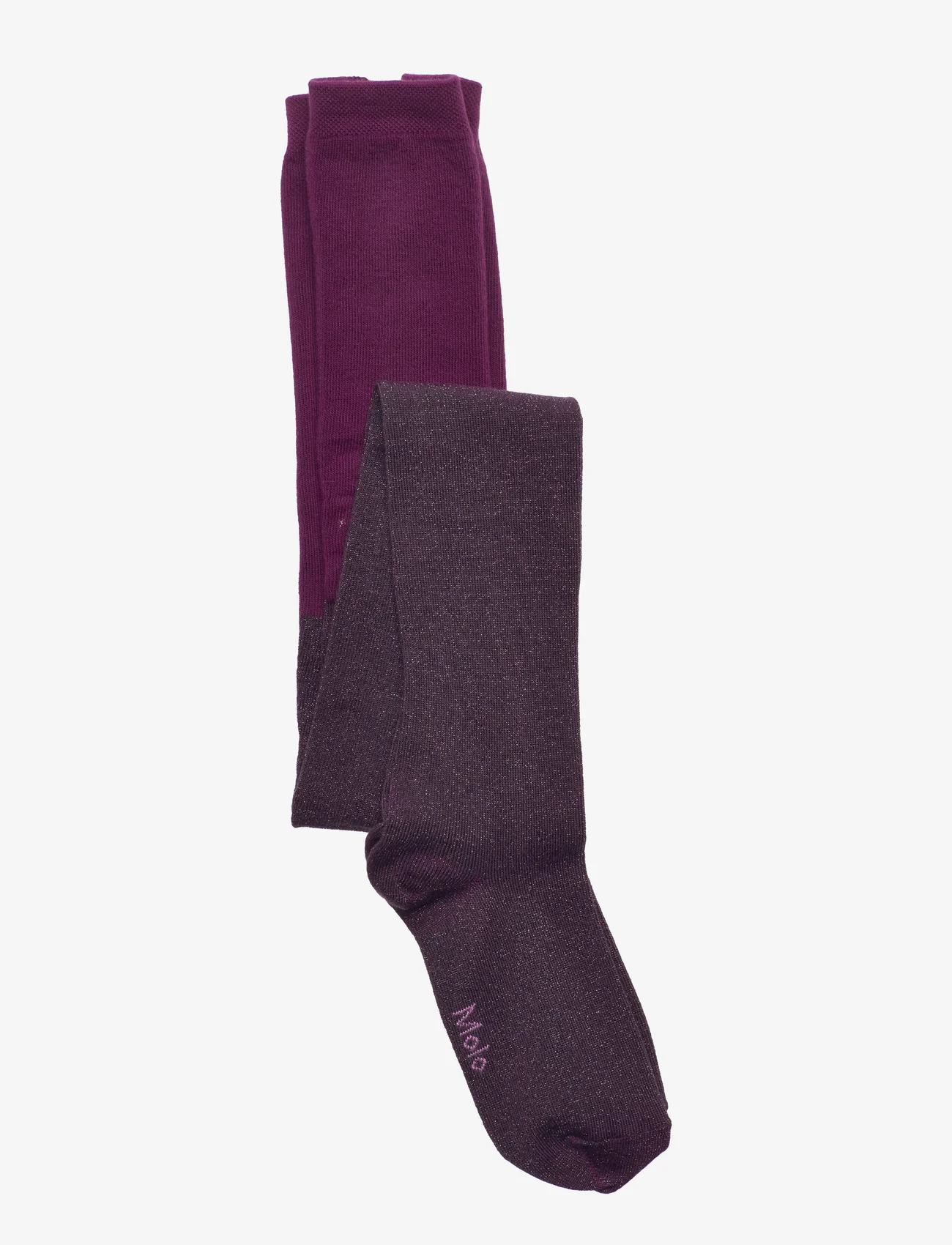 Molo - Glitter tights - najniższe ceny - purple shadow - 0