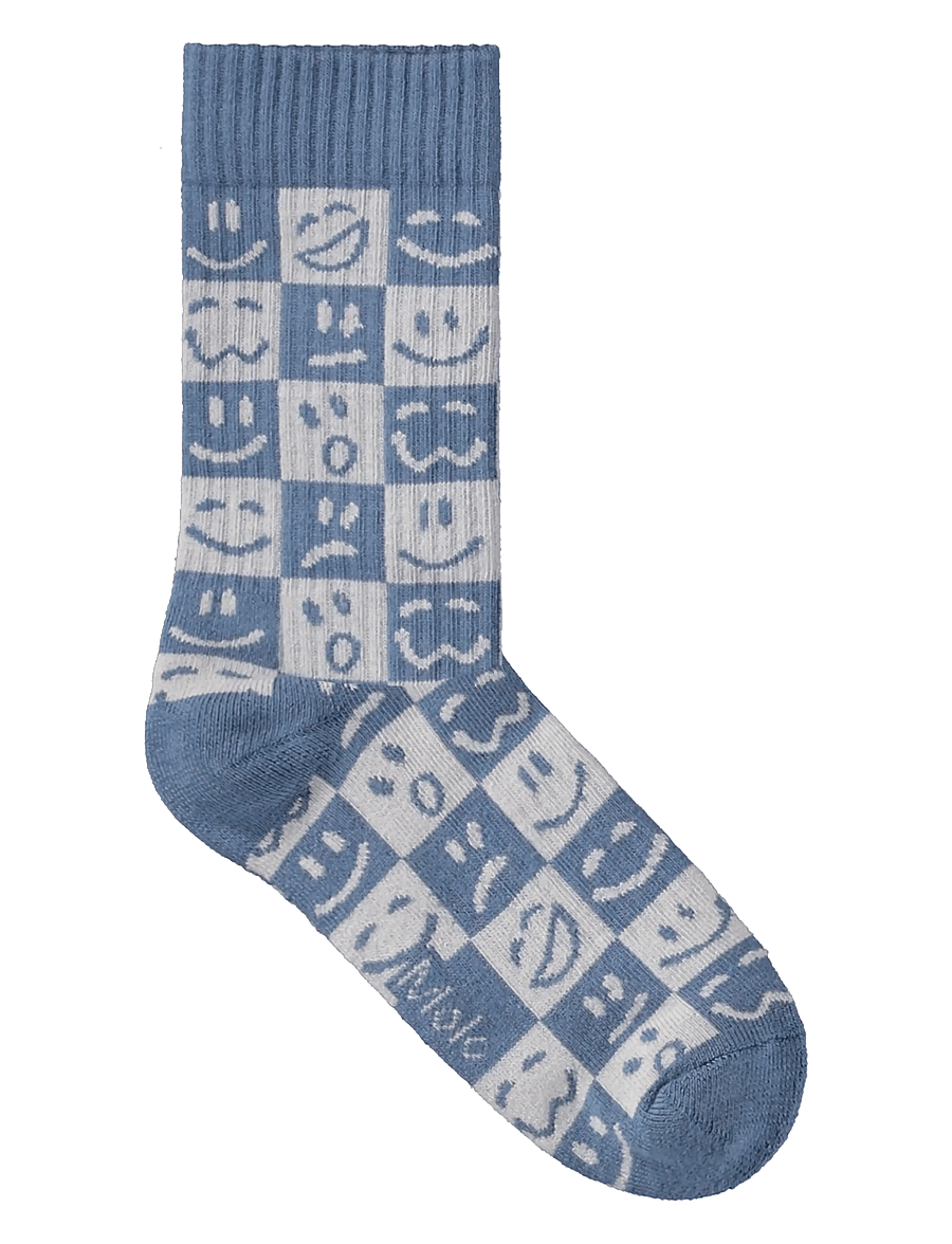 Molo - Norman - socks - blue dust - 3