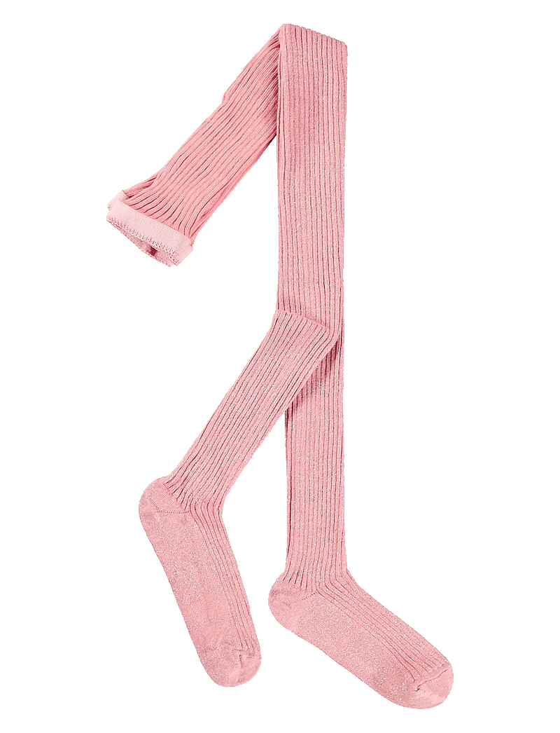 Molo - Glitter Rib Tights - strømpebukser - blush - 0