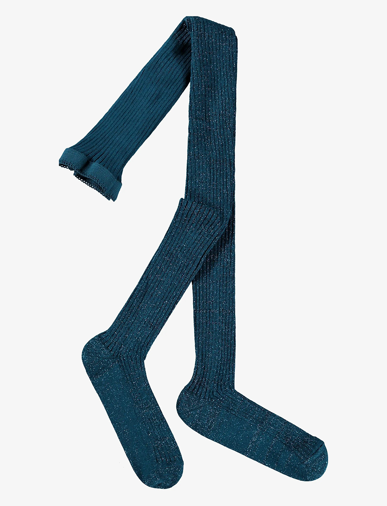Molo - Glitter Rib Tights - strumpbyxor - cosmic green - 1