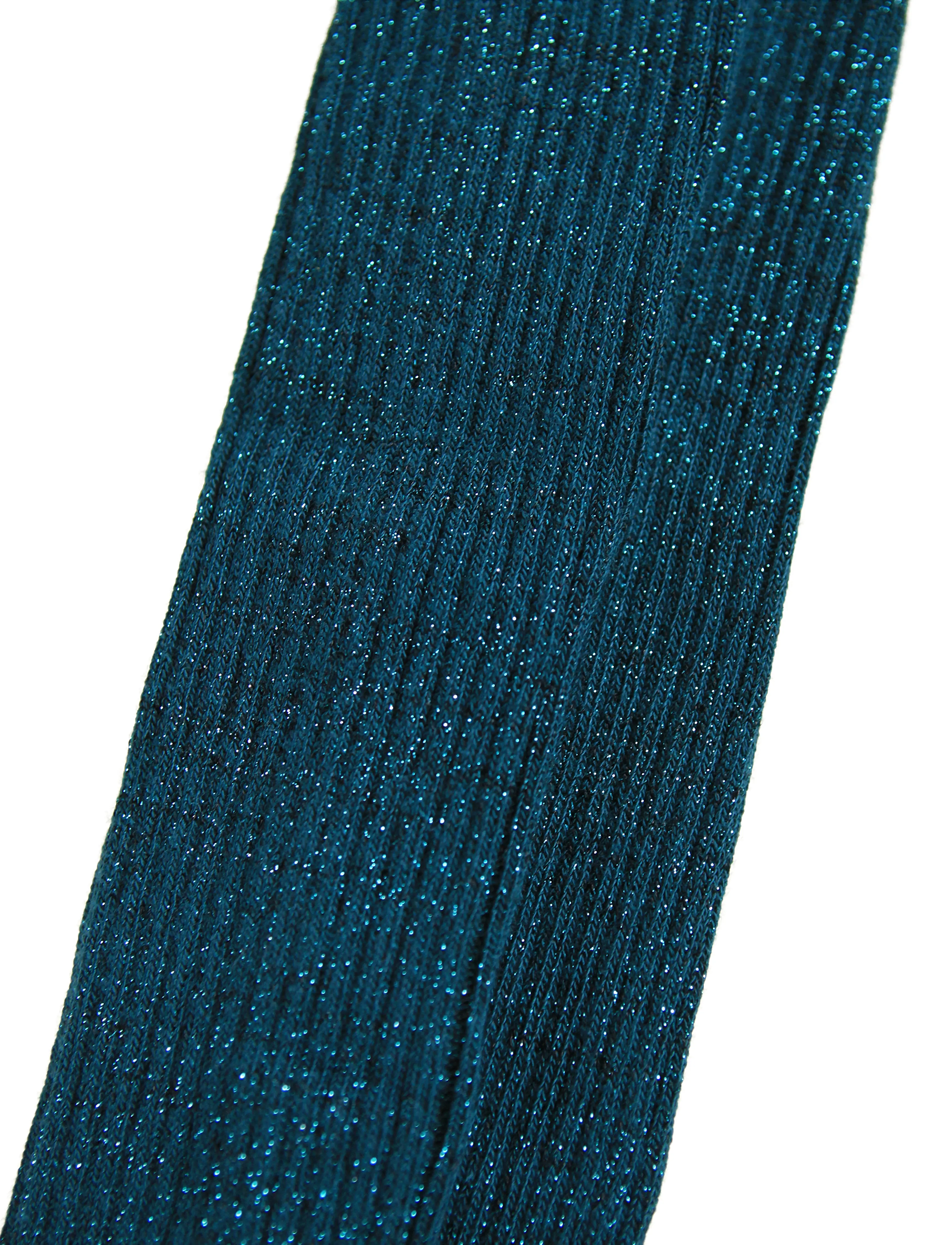 Molo - Glitter Rib Tights - socken & strumpfhosen - cosmic green - 2