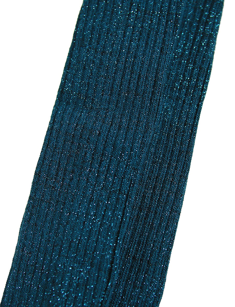 Molo - Glitter Rib Tights - strumpfhosen - cosmic green - 2