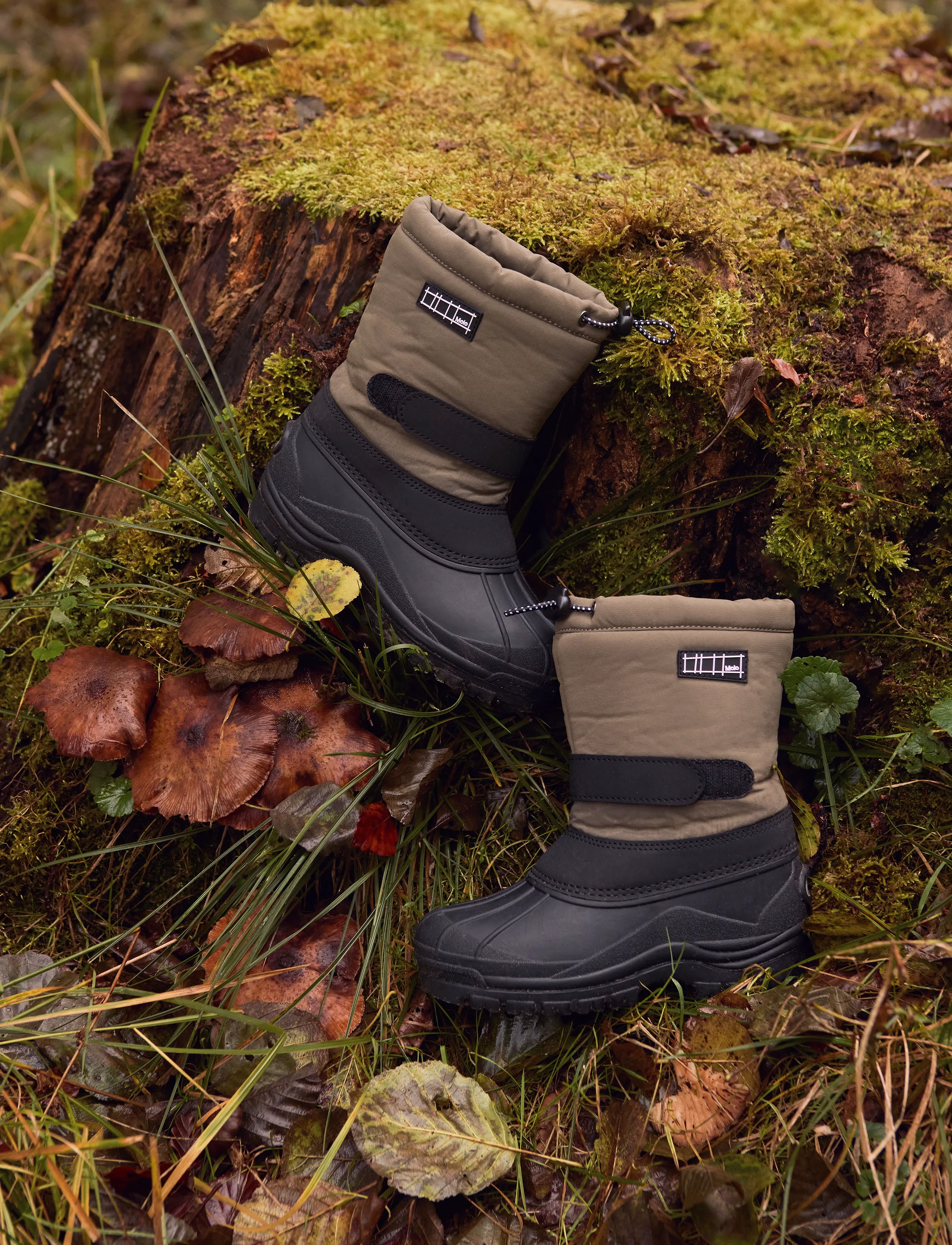 Molo Driven, 32, Khaki green, Vinterstøvler > Vinterstøvler Pull On, Børn