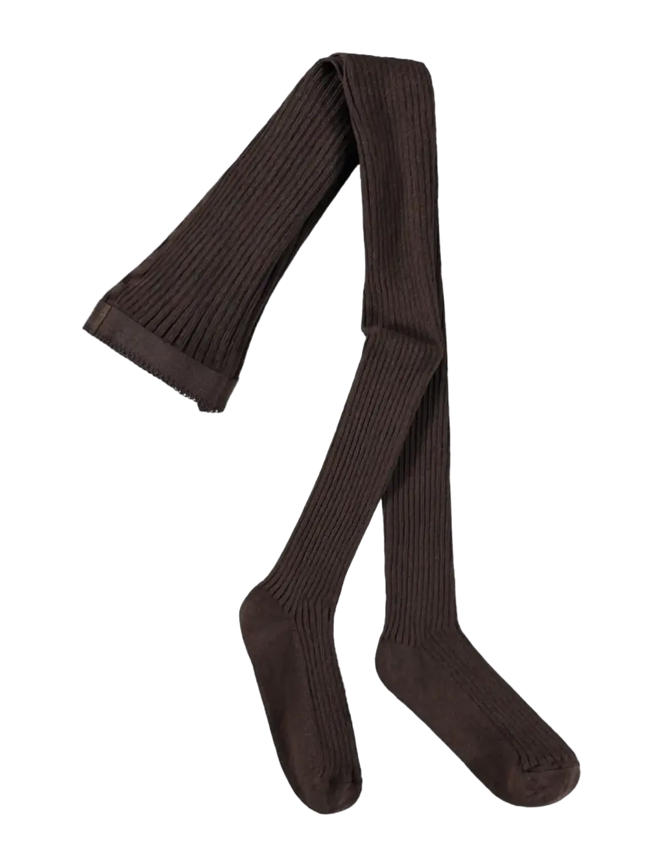Molo Rib Tights - Kläder - BARK BROWN / brown