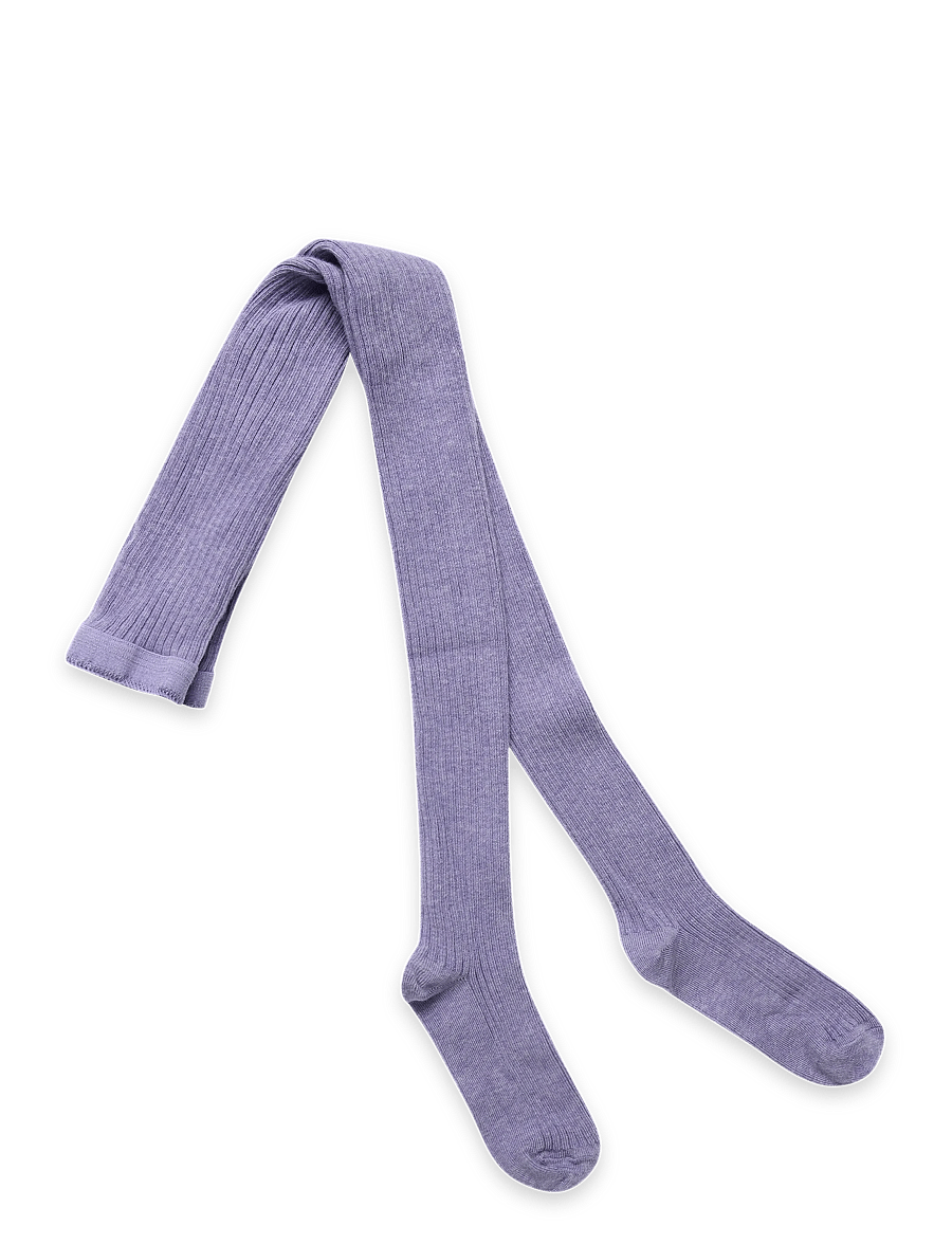 Molo - Rib Tights - pėdkelnės - violette melange - 0