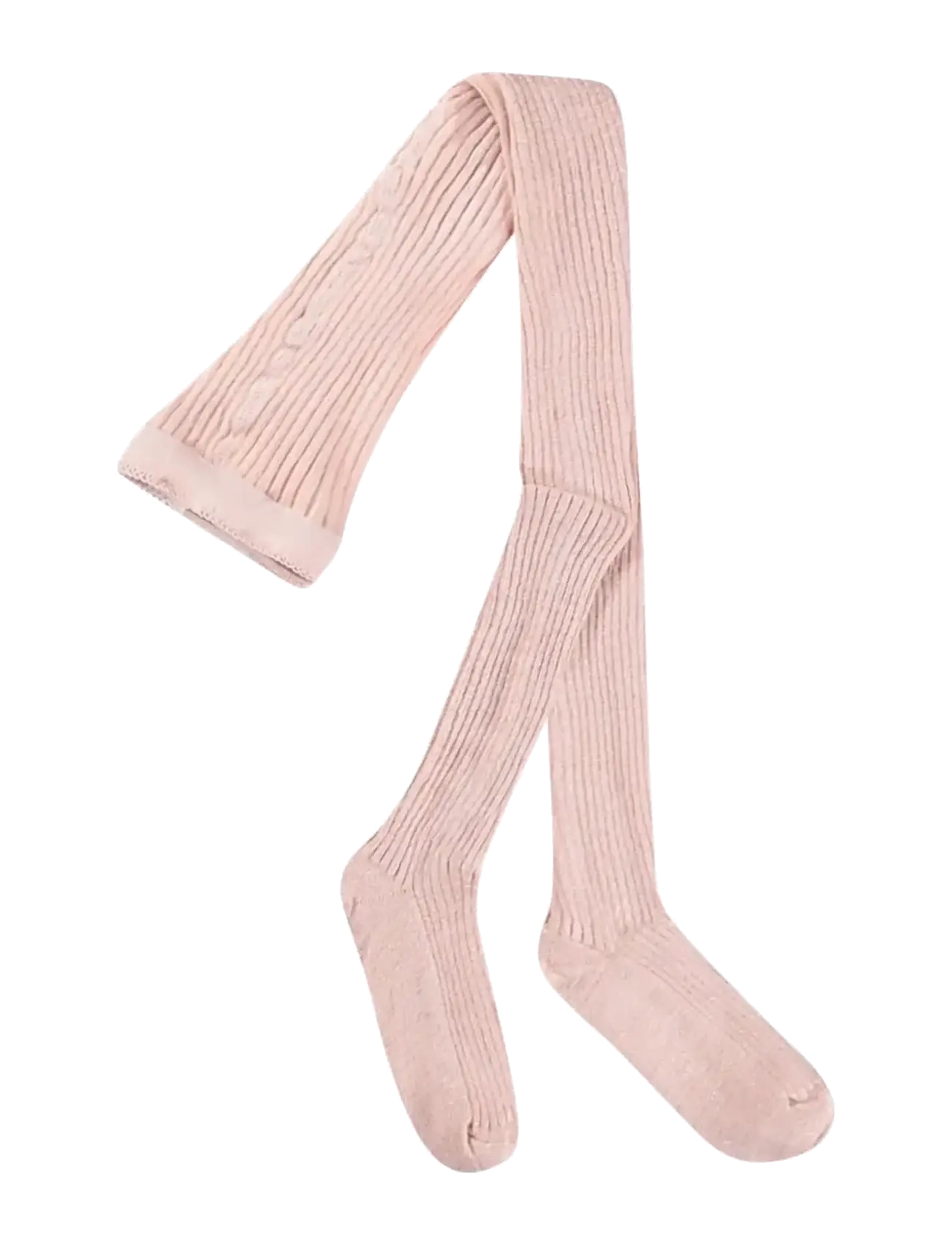 Molo Glitter Rib Tights, Børn, Glitter Rib Strømpebukser, Pink, Str: 134/140
