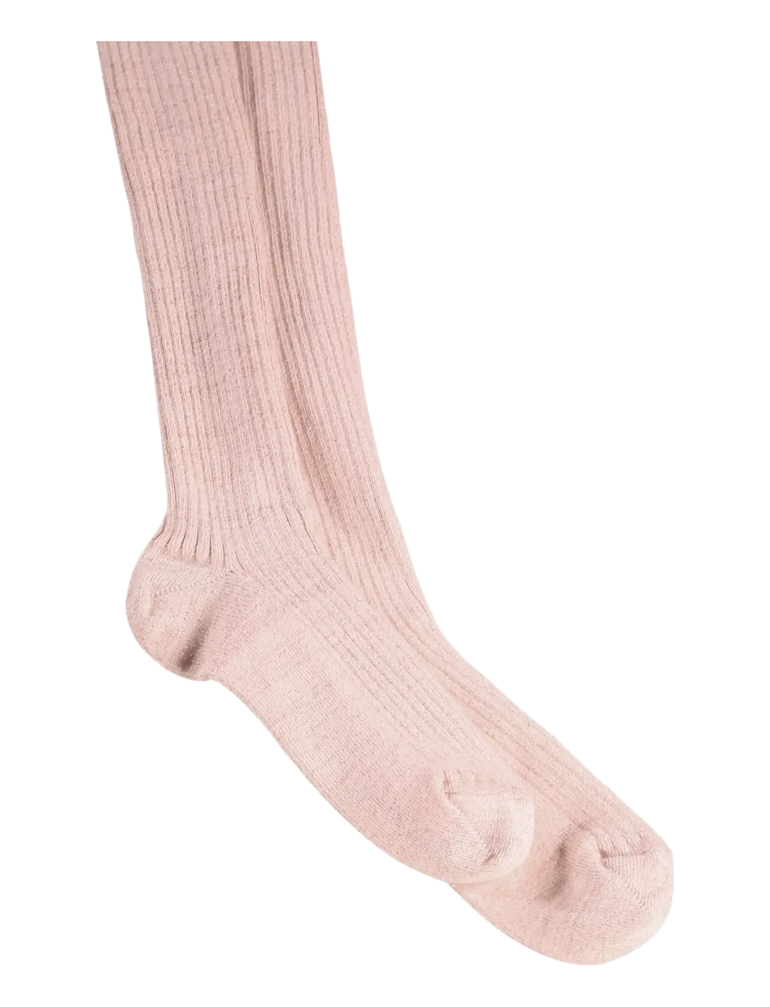 Molo - Glitter Rib Tights - petal blush - 1