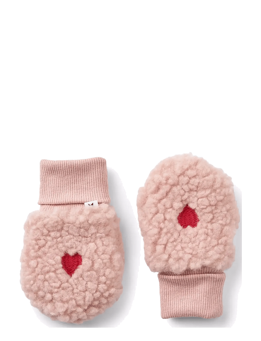 Molo - Ufo - handskar - red hearts soft - 0