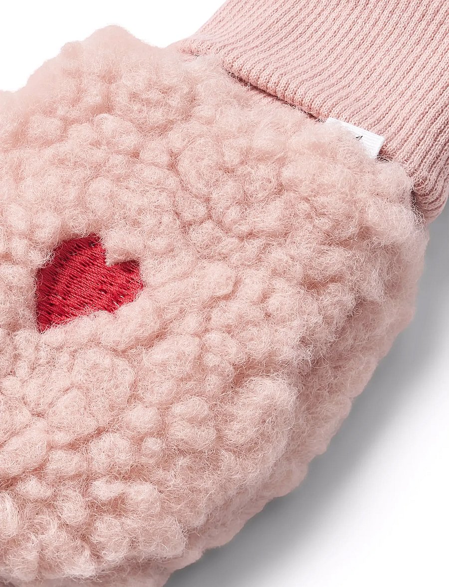 Molo - Ufo - handskar - red hearts soft - 2