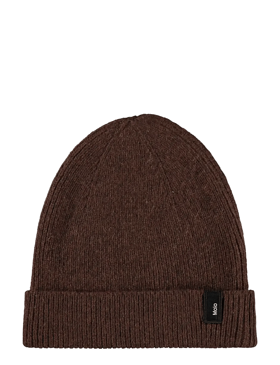 Molo - Keilo Wool - beanies - bark brown - 1