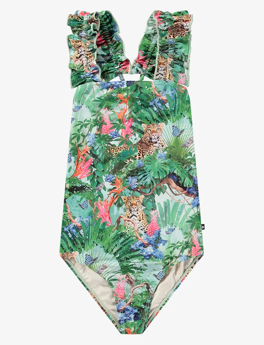 Molo - Nitika - uv clothing - green tropical - 1