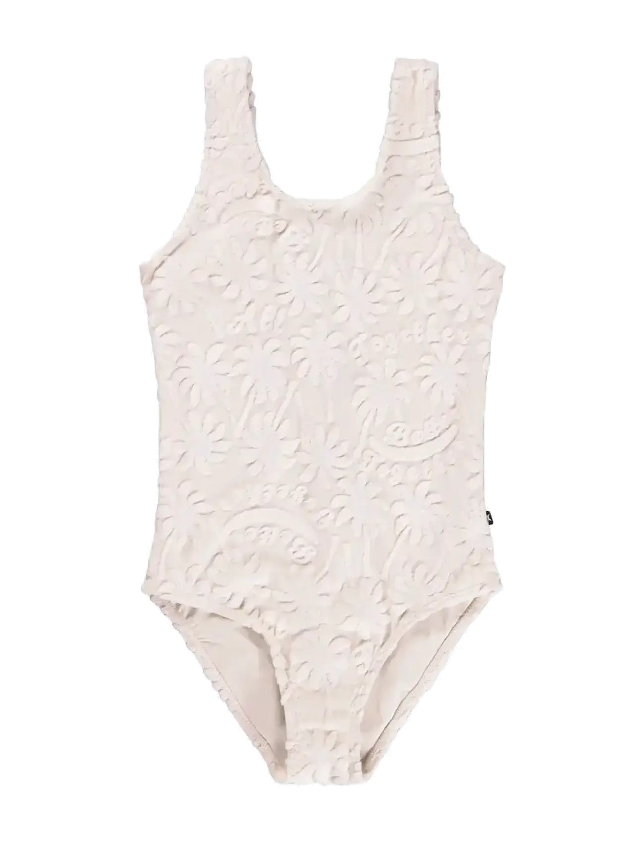 Molo Nika Terry - UV-tøj - PALM TERRY / white