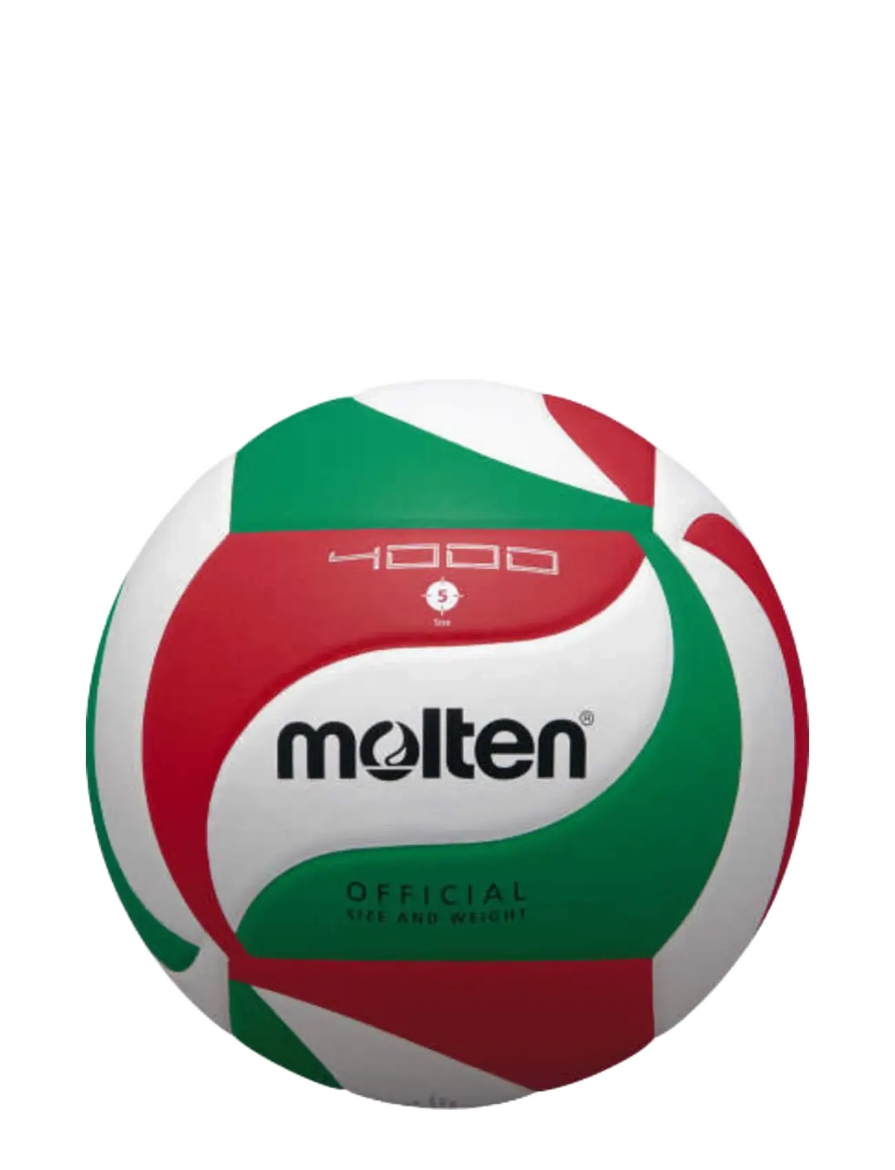 Molten Molten V4000 - Tänavastiil - WHITE/GREEN/RED / multi