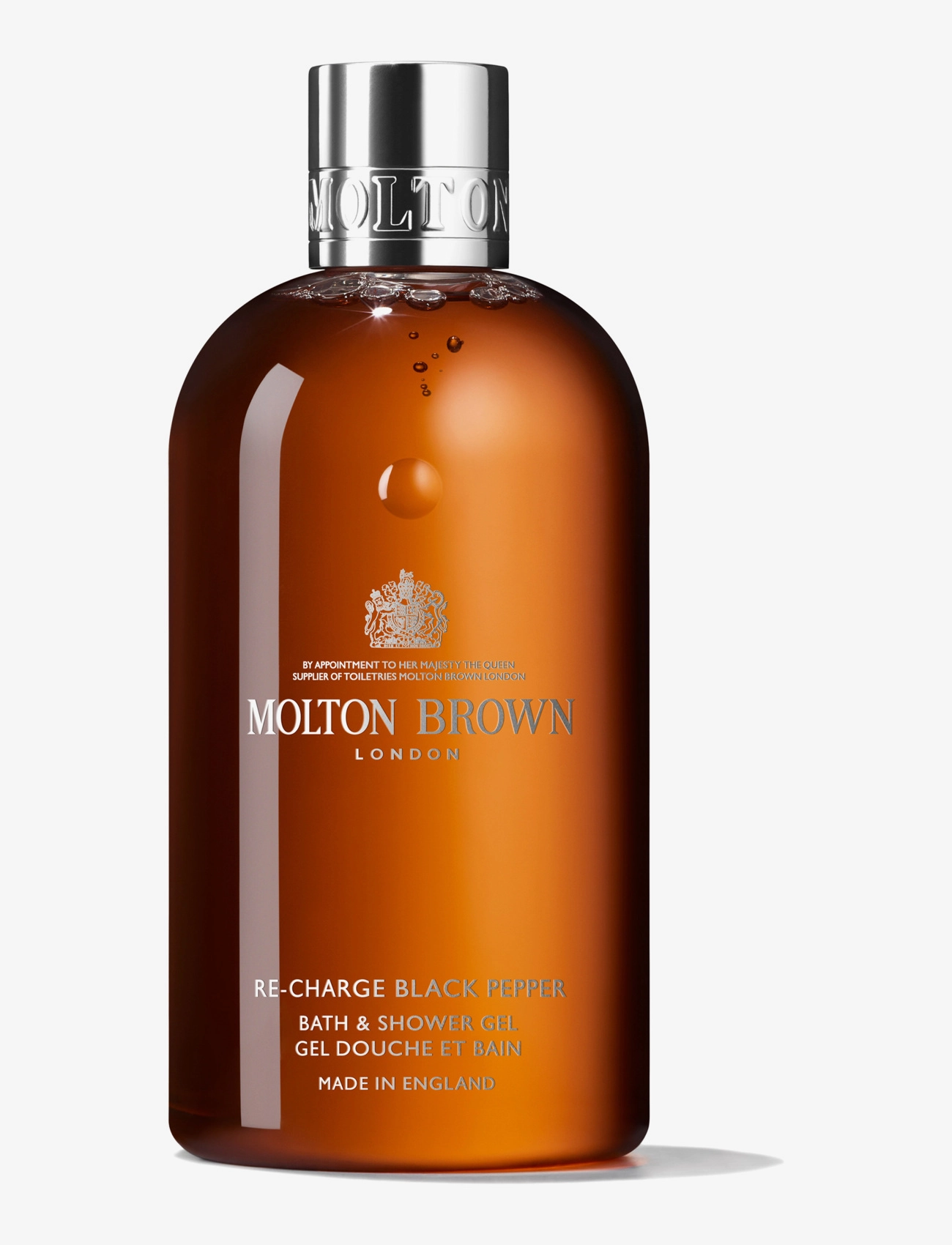 Molton Brown Re-Charge Black Pepper Bath & Shower Gel, Badekar og bruser, Nude, Str: 300 ml