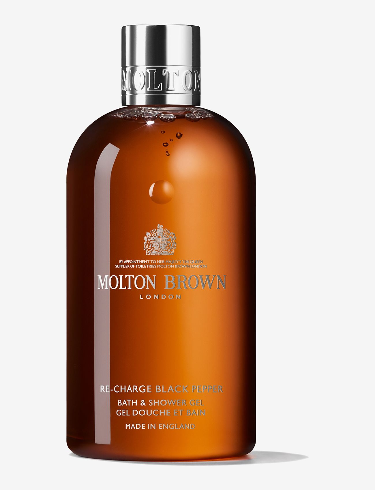 Molton Brown - Re-Charge Black Pepper Bath & Shower Gel - shower gel - clear - 1