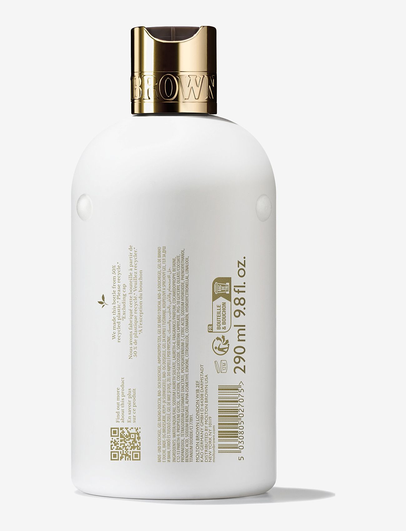 Molton Brown - Milk Musk Bath & Shower Gel - duschgel & duscholjor  - clear - 1