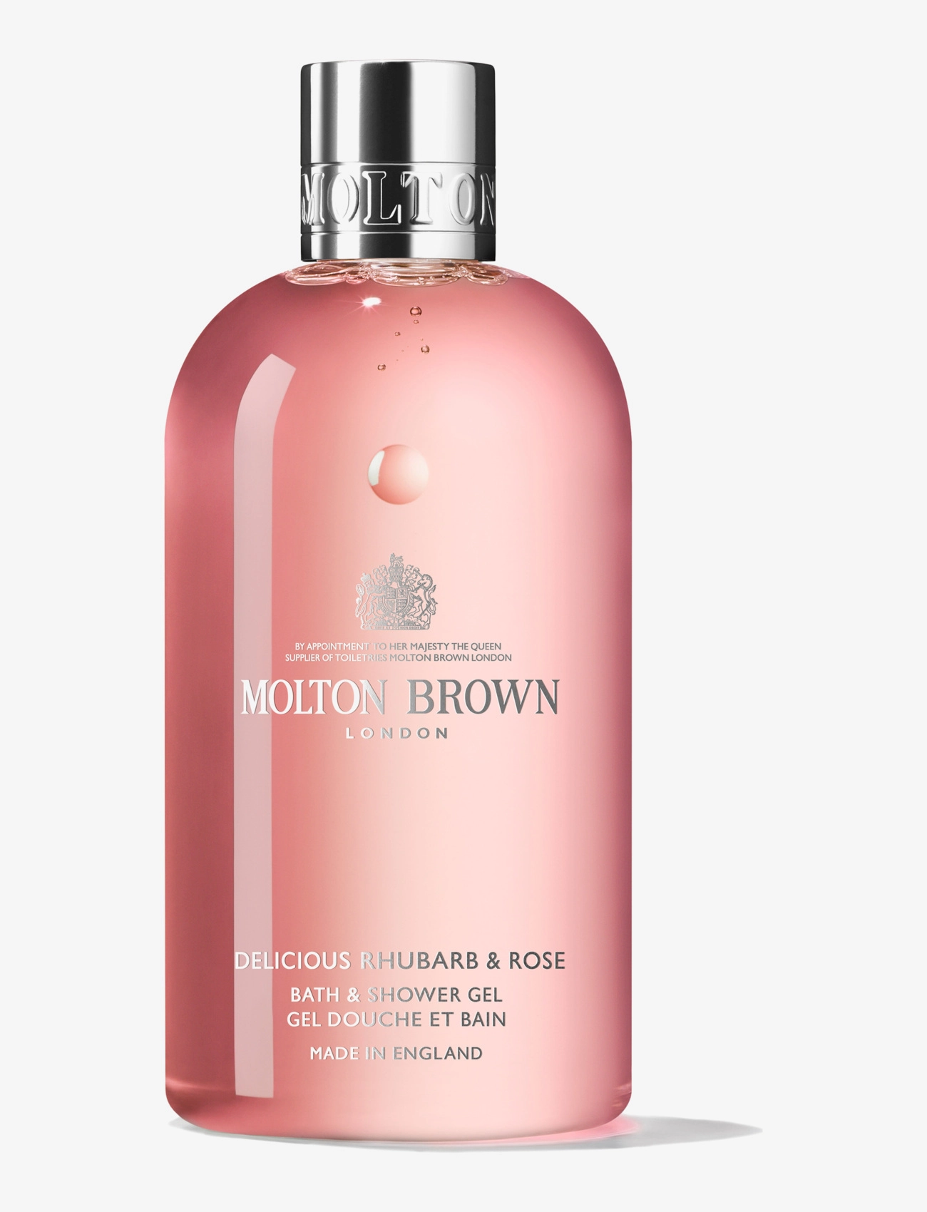Molton Brown Delicious Rhubarb & Rose Bath & Shower Gel, Badekar og bruser, Nude, Str: 300 ml