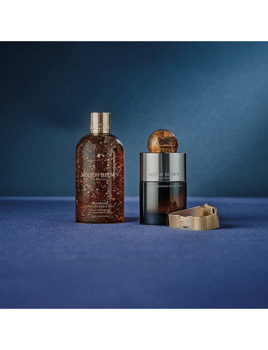 Molton Brown - Mesmerising Oudh Accord & Gold Bath & Shower Gel - vann ja dušš - clear - 5