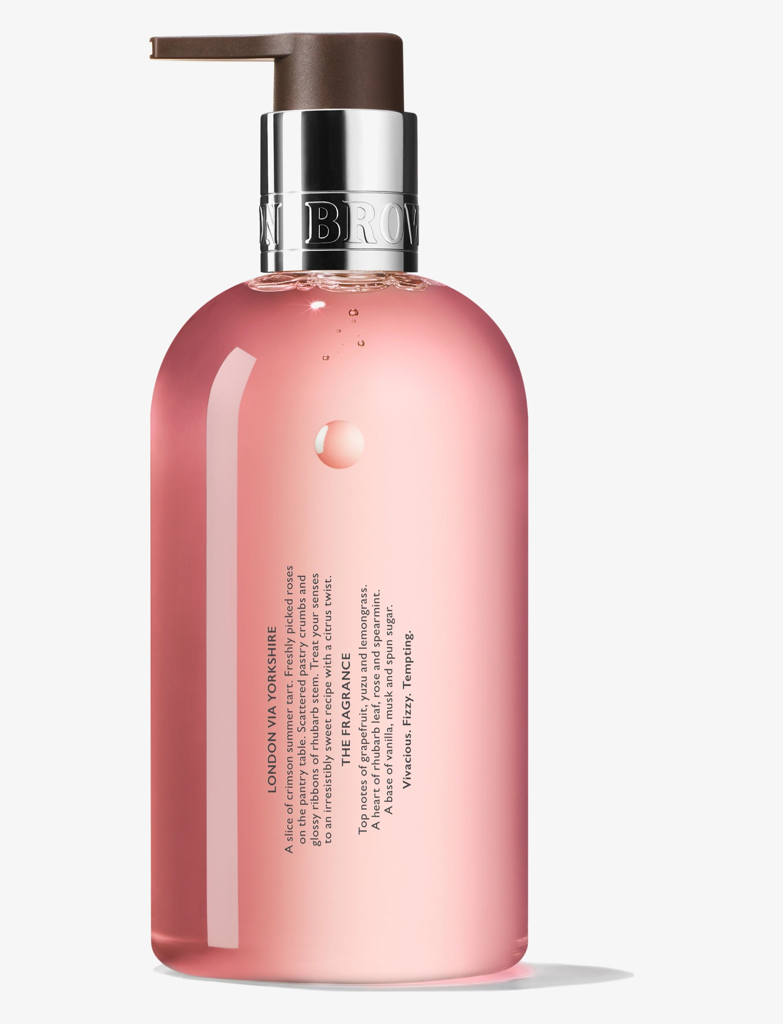 Molton Brown - Delicious Rhubarb & Rose Fine Liquid Hand Wash - flydende sæber - clear - 1