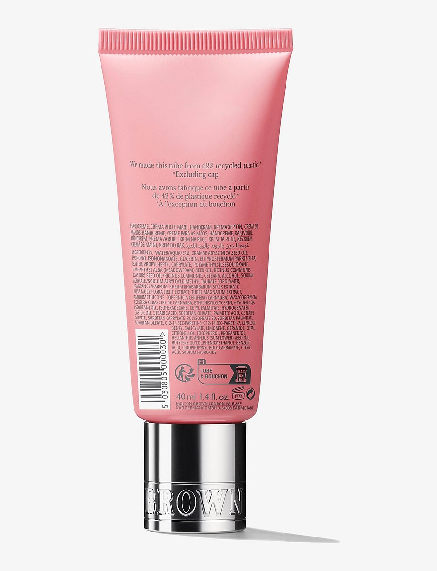 Molton Brown - Delicious Rhubarb & Rose Hand Cream - kätekreemid - clear - 1