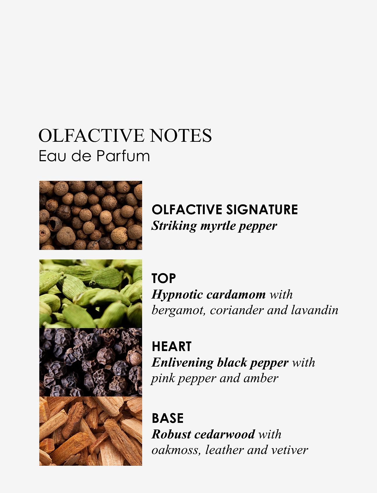 Molton Brown - Re-Charge Black Pepper EdP - till honom  - clear - 4