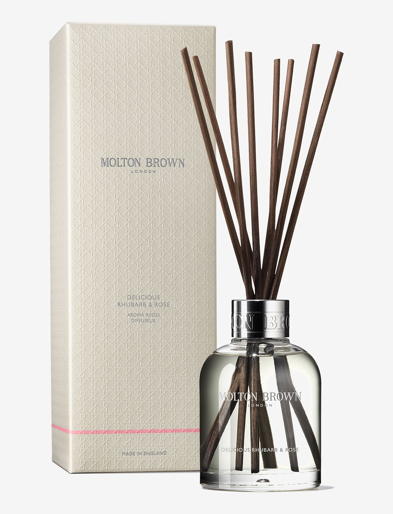 Molton Brown - Delicious Rhubarb & Rose Aroma Reeds - dufte til hjemmet - clear - 2