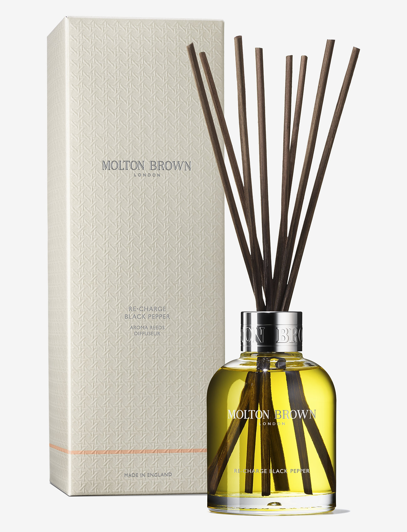 Molton Brown - Re-Charge Black Pepper Aroma Reeds - huonetuoksut - clear - 0