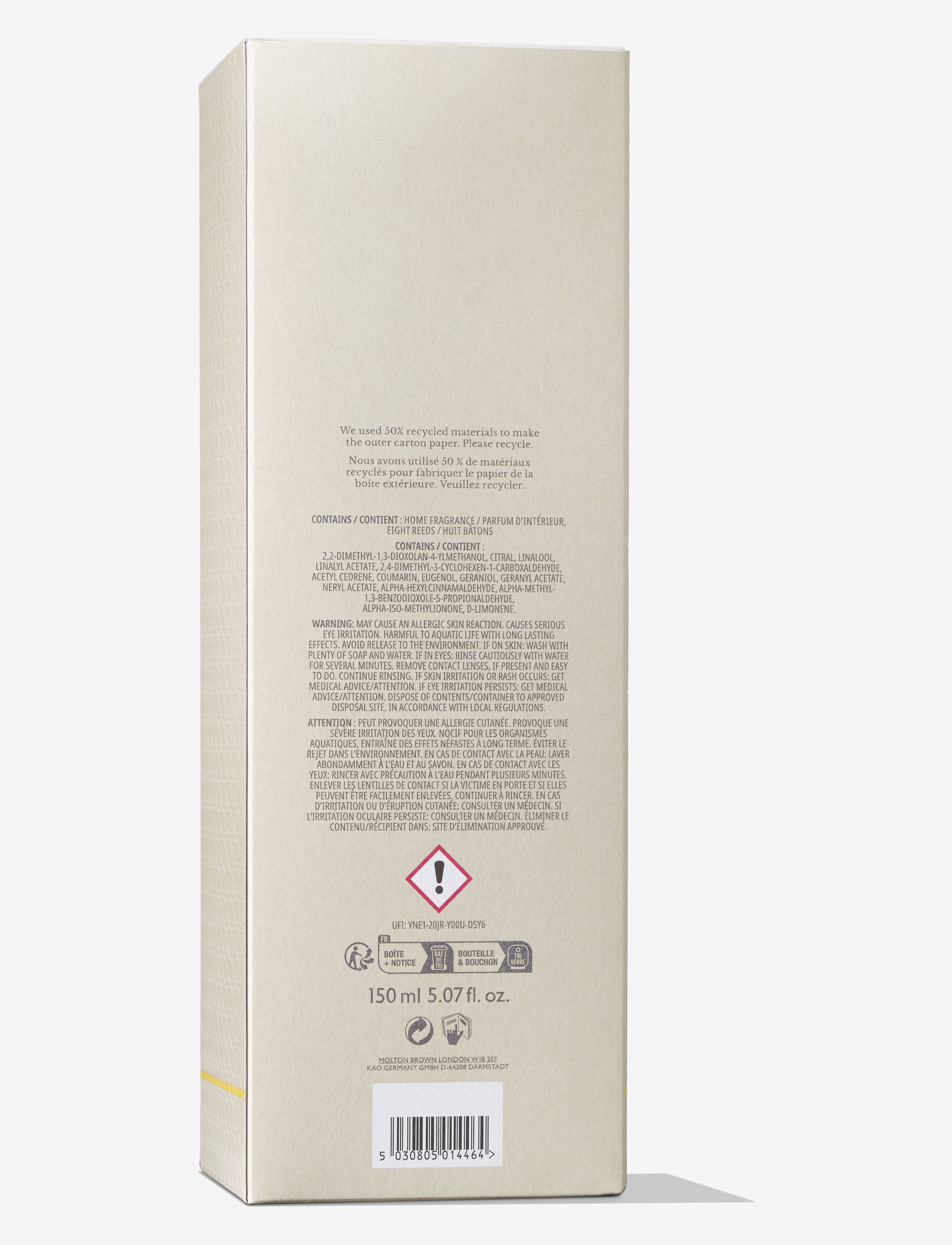 Molton Brown - Orange & Bergamot Aroma Reeds - dufte til hjemmet - clear - 2