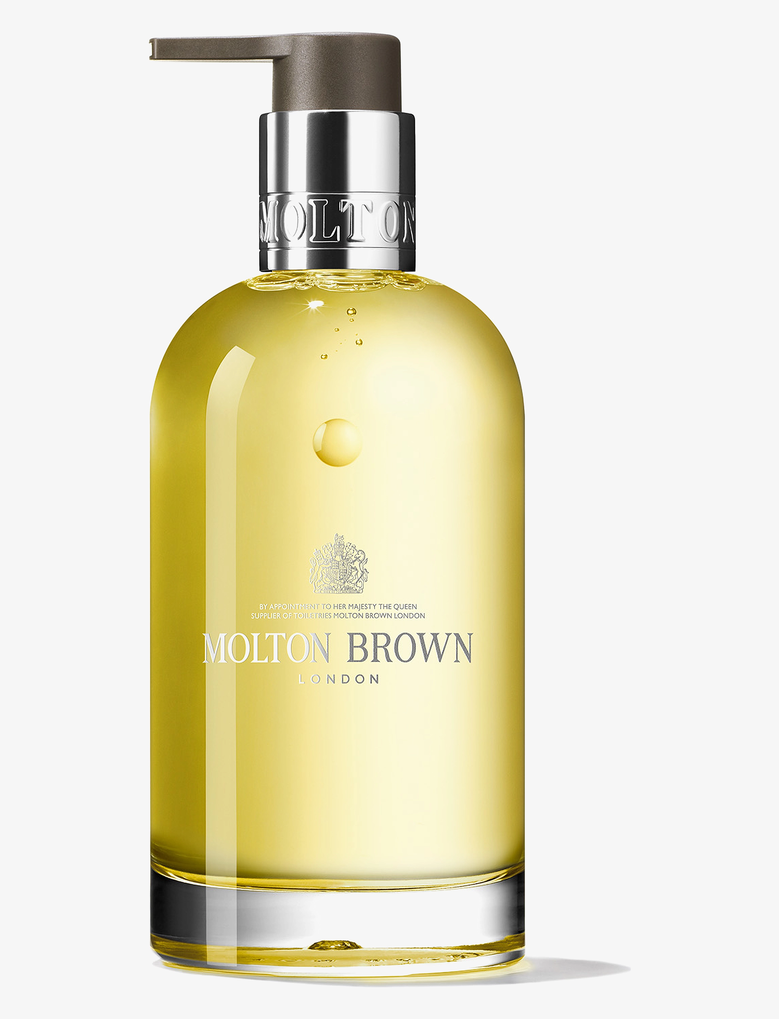 Molton Brown Orange & Bergamot Fine Liquid Hand Wash Glass Bottle - Hudpleje - 1006 / clear
