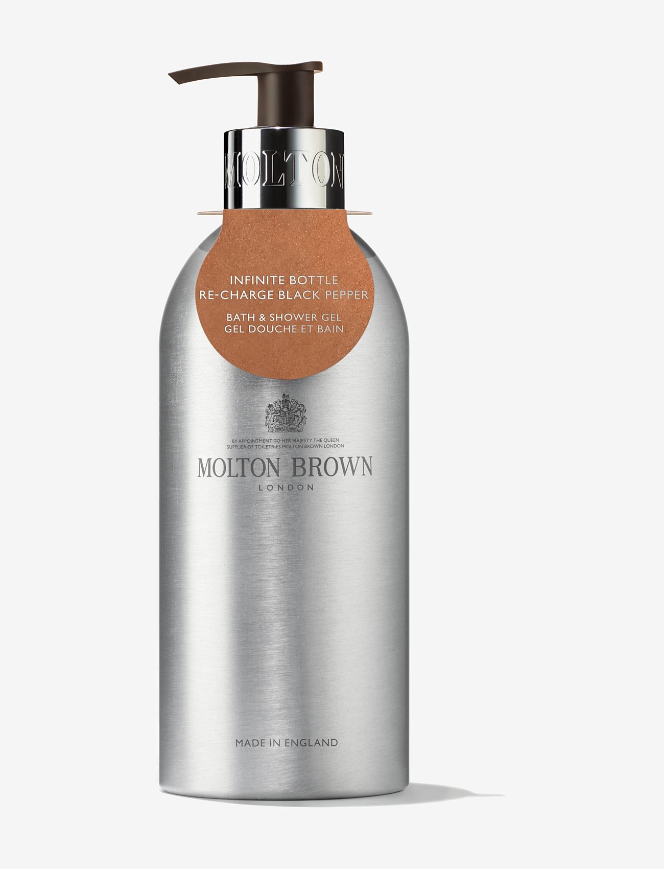 Molton Brown Infinite Bottle Re-charge Black Pepper Bath & Shower Gel - Beauty - Herre - 1010 / clear