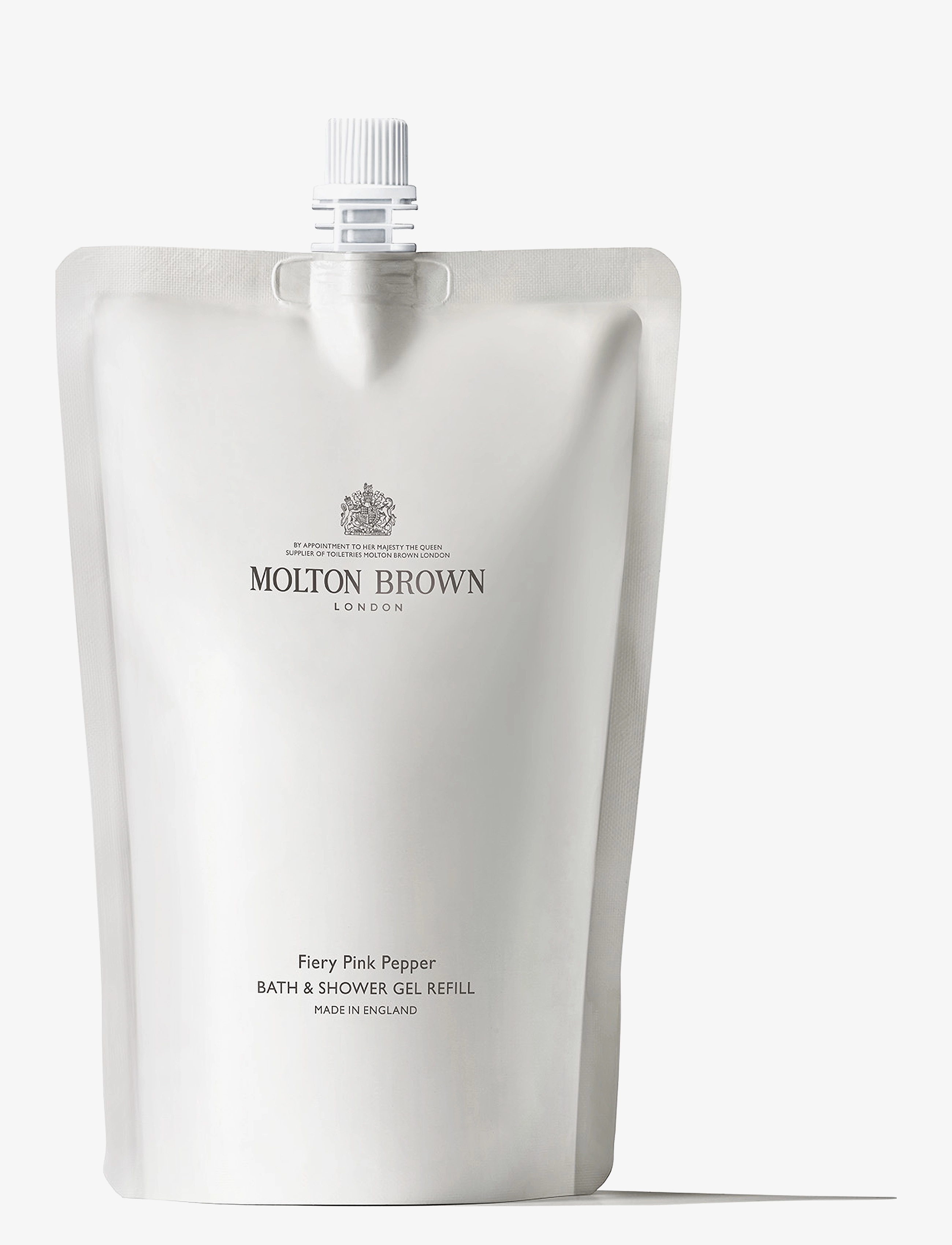 Molton Brown Fiery Pink Pepper Bath & Shower Gel Refill, Håndsæbepåfyldning, Nude, Str: 400 ml