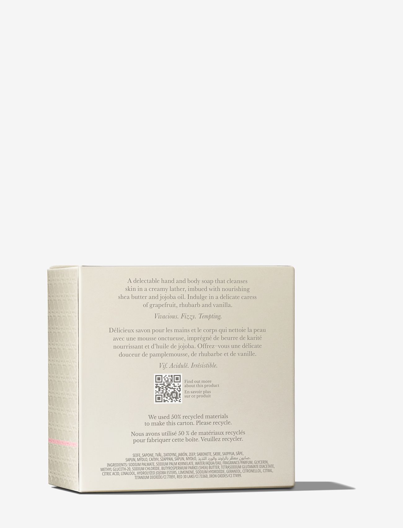Molton Brown - Delicious Rhubarb & Rose Perfumed Soap - soap bars - 1003 - 4