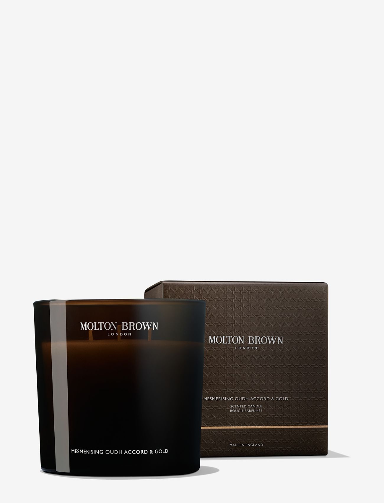 Molton Brown Mesmerising Oudh Accord & Gold Luxury Scented Candle - Mors dag-presenter - BROWN / clear