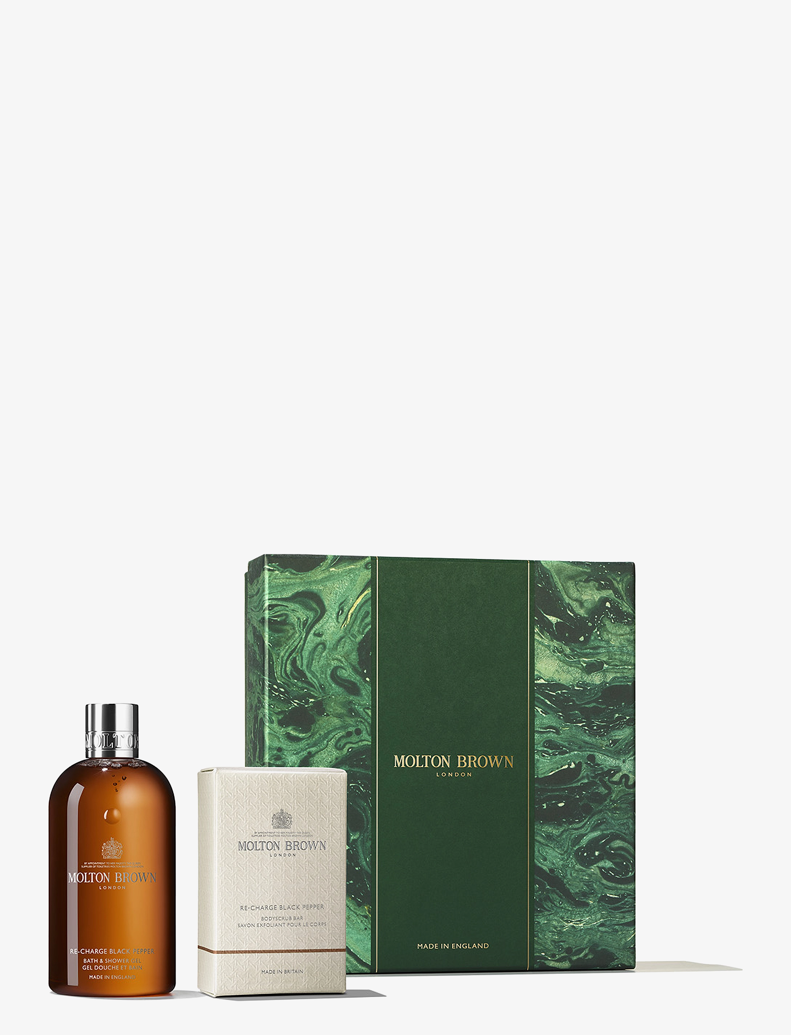 Molton Brown Re-charge Black Pepper Body Care Gift Set - Julegave - CLEAR / undefined